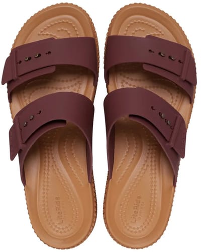 Crocs Brooklyn Woven Buckle Dark Clay Maat 42/43 US 11