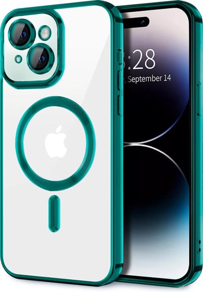 TG Techgrip - Hoesje Geschikt voor iPhone 10/X/XS Magsafe Compatible Groen - Back Cover Hoesje met ingebouwde 9H HD camera glas bescherming - Groen Hoes Geschikt voor iPhone 10/X/XS