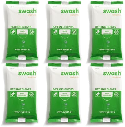 Swash Washandjes Parfumvrij - 6 x 8 Stuks - Voordeelverpakking