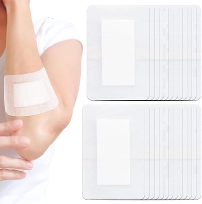 Steriele zelfklevende bandages 10 x 15 cm voor snijwonden, krassen en wondverzorging - 25 stuks
