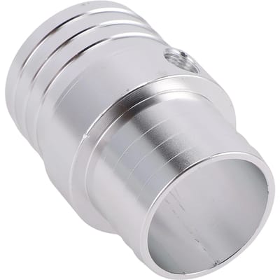 Raccord de jonction pour tuyau 1 1/2 pouce à 1 3/4 pouce Métal Réparateur d'échangeur de chaleur Connecteur de tuyau de remplacement pour Mustang gray