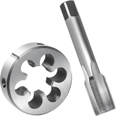 Draad snijden en draad snijden ijzer M20 x 1.5 mm, HSS metrische schroefdraadboor, fijn draad snijder en snijijzer voor precisiewerk
