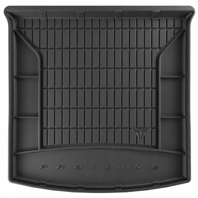 Premium Rubber Kofferbakmat met Organizer Functie – Geschikt voor SKODA Kodiaq vanaf 2016 – 5-persoons uitvoering – Zonder variabele laadvloer – TPE Rubber – Hoge Rand 5 cm