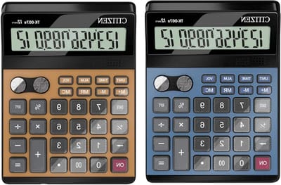 Spraakrekenmachine - Elektronische calculator - Efficiënt werken - 12-cijferig display - Groot scherm - Zwart