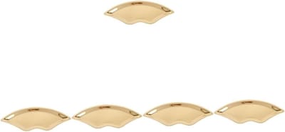 Opbergbakjes Sieraden - Sieradenhouder Organizer - Sieraden Opbergen - Lip Vorm - 24x11x1.8cm - Goud