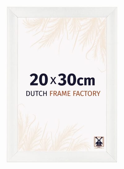 Fotolijst 20x30 cm - MDF - Wit Geveegd - Praag