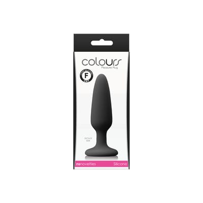 NS Novelties - Colors Pleasures Small Plug - Anal Toys Buttplugs Zwart