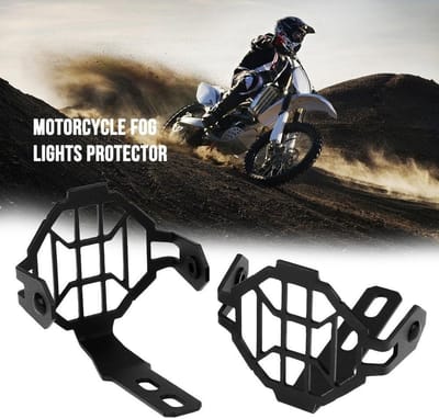 Mistlamp Cover Motorfiets Roestvrij Staal - Beschermhoes voor Mistlampen - Duurzame Mistbescherming