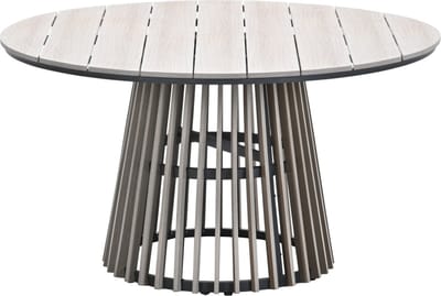 Trinxa ronde tuintafel Ø148 cm. - lichtgrijs