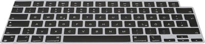 kwmobile Keyboard Cover Compatible with Apple Macbook Air 15 2023 M2 (A2941) - German QWERTZ Layout Keyboard Cover Silicone Skin