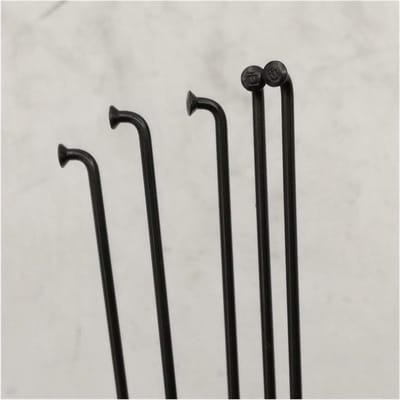 Fiets spaken - Wiel spaken - Fiets reparatie - Roestvrij staal - 32 stuks - Zwart