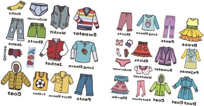 Set van 1 Wardrobe Classification Stickers - Naamlabels, Hanger Dividers en Organizers voor Kleding en Lades - Ideaal voor Opberging en Decoratie van Kledingstukken en Accessoires