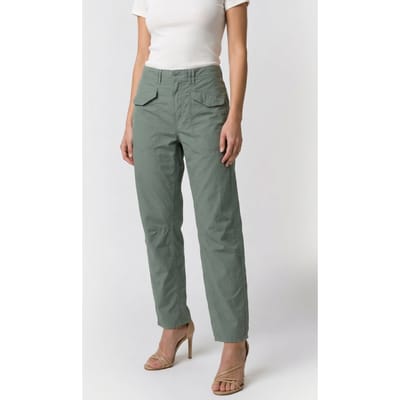 Summum Woman Cocoon Pants Summer Plain Weave Sea Glass Maat: 34 | Cargobroeken Outlet | Dames | Groen