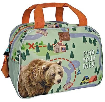 Milieuvriendelijke Sporttas voor Kinderen - Ecologische Gymtas en Zwemtas - Gekleurde Weekendtas 28x41x21 cm