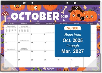 Ruime Bureaukalender 2025-2027 voor 18 Maanden Planning