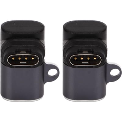 2 stuks Voor Garmin naar Type C Vrouwelijke Adapter Professionele Mini USB C Adapter voor Garmin Smartwatch black
