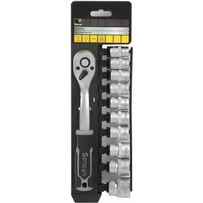 Sencys Dopsleutelset – 11 Stuks