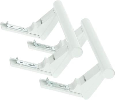 Set van 2 handgrepen met schroefafdekking voor koelkasten