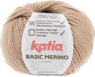 Katia Basic Merino - 79 hazelnootbruin - Wol/Acryl Garen