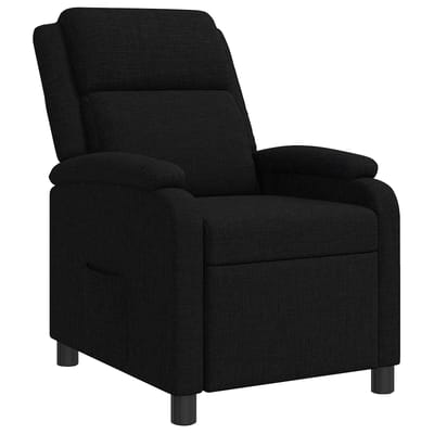 vidaXL - Recliner - Zwart - Stof