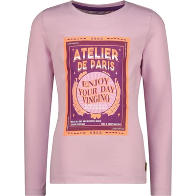 Vingino Girls Janneke T-shirt Gloss Lilac Taglia: 10 | T-shirt Outlet | kids | Viola