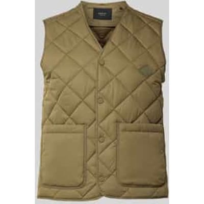 Bodywarmer met drukknoopsluiting