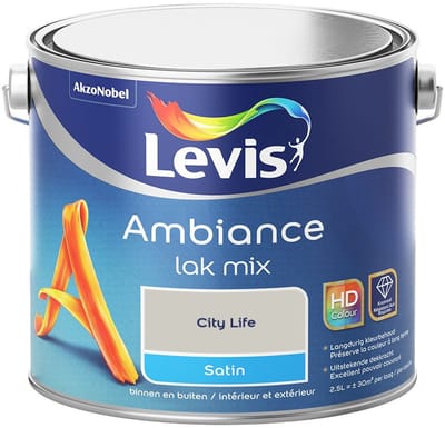 Levis - Ambiance Lak Satin Mix - City Life - Mengverf - 2,5 L
