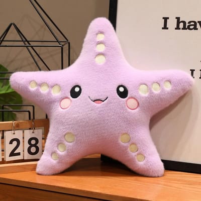 Schattige Zeester Pluche Kussenpop Zacht Gevuld Slaapkussen Speelgoed Voor Kinderen Verjaardag Kerstcadeau 12cm pendant