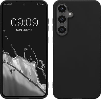 kwmobile telefoonhoesje geschikt voor Samsung Galaxy S24 FE - Hoesje voor smartphone - Back cover in zwart