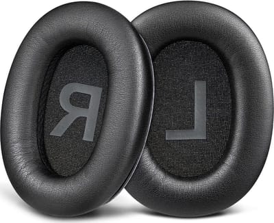 Dailygoods - SOULWIT Vervangende Oorkussens voor Mpow H12 ANC (Passen niet op H12 IPO) / H10 / RCA H033C Ruisonderdrukkende Hoofdtelefoons, Earpads Cushions met Geluidsisolerend Schuim, Zachter Proteïneleer