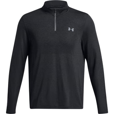 Under Armour Heren Stride Korte Rits Top (Grijs)