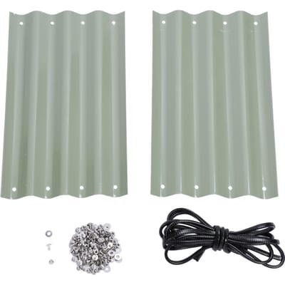 Tuin DIY Verhoogd Plantenbed Paneel Plantenbed Verlengpaneel Groenten Bloemen Plantpaneel lichtgroene kleur