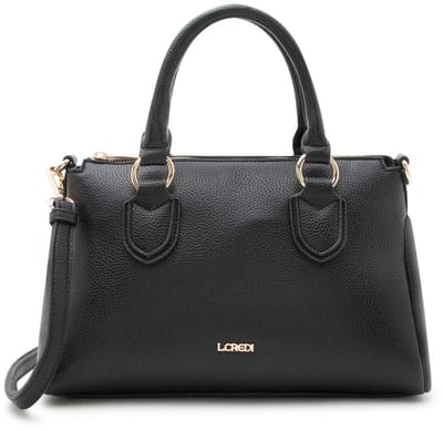 L.CREDI handtas schoudertas Ramea Hand Bag Black zwart