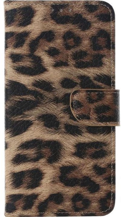 Multimedia & Accessoires Luipaardprint Wallet Book Case Hoesje geschikt voor Apple iPhone 13 Pro Max – Portemonnee - Met Stand – PU Lederen - Kaarthouder – Pasje Houder – Magneet Sluiting – Bookcase - Groen