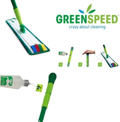 Greenspeed Sprenkler vlakmopsysteem 40 cm plaat (exclusief vlakmop)