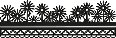Marianne Design Craftable Mal Anjas flower border CR1330