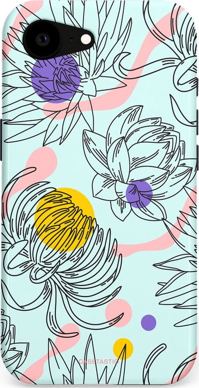 Casetastic Hoesje Geschikt voor Apple iPhone 16e Magsafe - Stijlvolle Beschermende Duo-layer Case - Wildschets