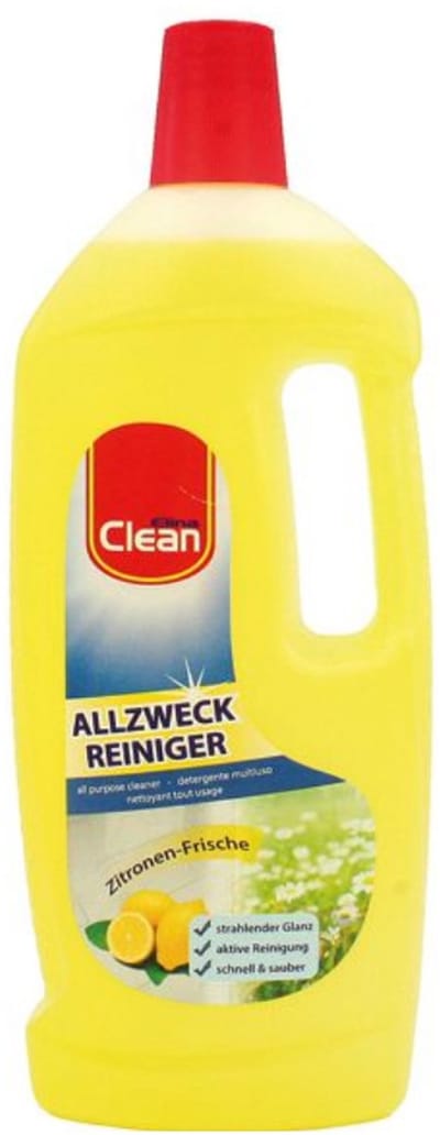 Elina Clean Allesreiniger Citroen 1 liter - Universele reiniger voor keuken, badkamer, vloer en glas