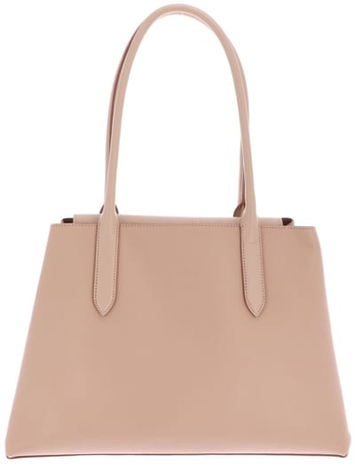 FURLA Leren Schoudertas Meridiana Tote Cipria + Tulle Zalmroze