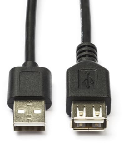 USB-A Verlengkabel – USB-A Male naar USB-A Female – Hoogwaardige Verbindingskabel