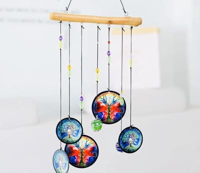 Decoratie windmobiel windgong windorgel Tree of Life FengShui 52cm