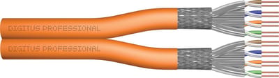 CAT7 sFTP duplex kabel op rol 500 meter vaste koperen kern