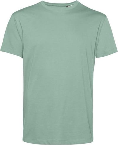 B&C Heren Organisch E150 T-Shirt (Salie)