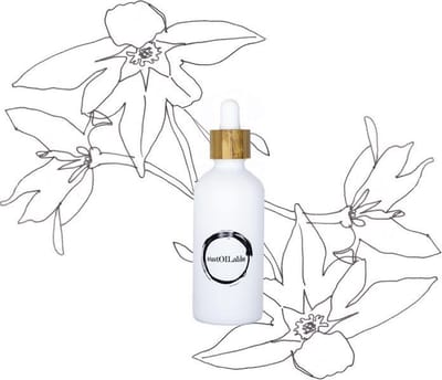 Abessijnse olie huidolie - Glazen pipet flesje 50ml (navulbaar en plasticvrij verpakt) - vegan - dierproefvrij en zonder chemische toevoegingen