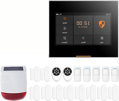 Draadloos Huisalarm - Beveiligingssysteem - Veiligheid Thuis - Ultradun Ontwerp - 4.3 Inch Touchscreen - Aangepast
