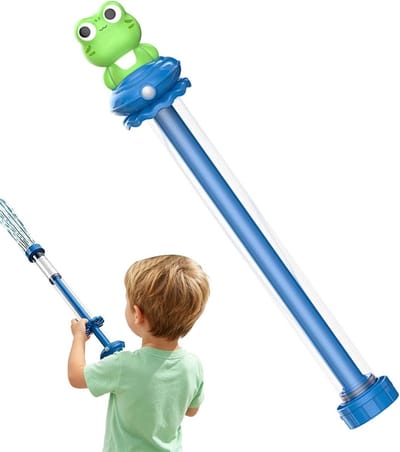 Waterspuitpistool - Waterkanon Speelgoed - Buiten Spelen - 4 Straalmodi - 43 cm - Kikker