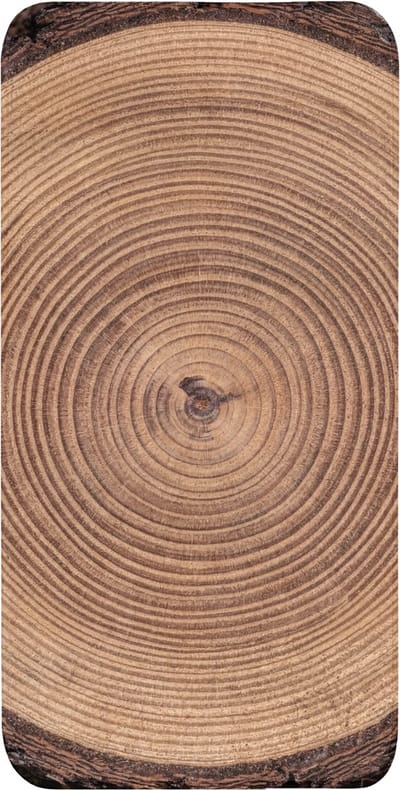 WC mat 60x120 cm - Antislip - Boomstam - Hout - Bruin - Toiletmat - Vloermat - Douchemat - Toilet tapijt - Toiletmatten
