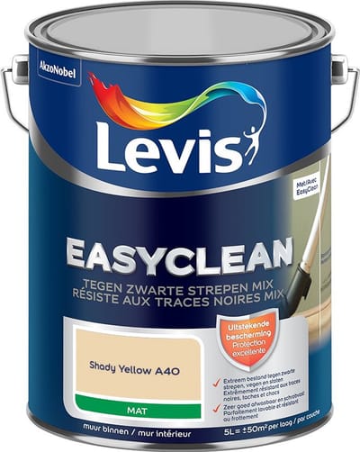 Levis - Easyclean Tegen Zwarte Strepen Mix - Shady Yellow A40 - Mengverf - 5 L