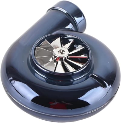 Auto Luchtverspreiders, Turbo Luchtverfrisser Auto Vent Clip Aromatherapie Geur Diffuser Auto Luchtverspreiders Verfrisser (zwart)