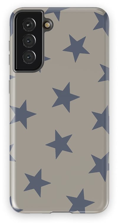 DripCase Hoesje Samsung Galaxy S21 Plus | Sterren Design | Magnetisch Opladen | 2-in-1 Ontwerp | Stars Backcover Slate Sky